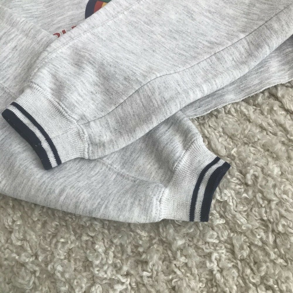 Vintage 90s Mickey Mouse World Tour Sweatshirt Adult Medium Cropped Disney Wear - Picture 9 of 11